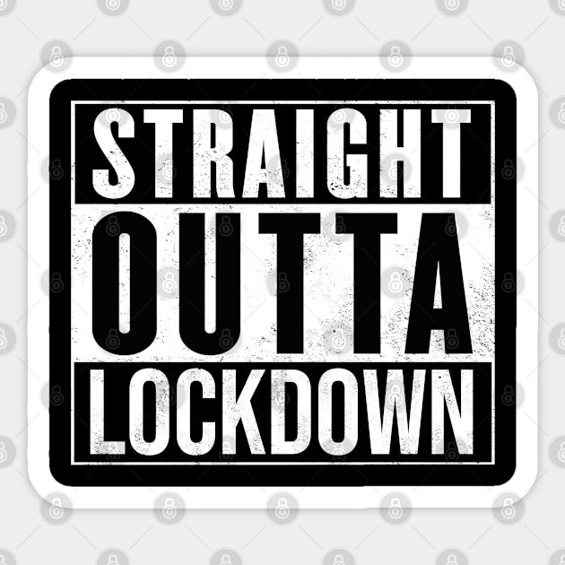 Straight Outta Lockdown Sticker by Ireland